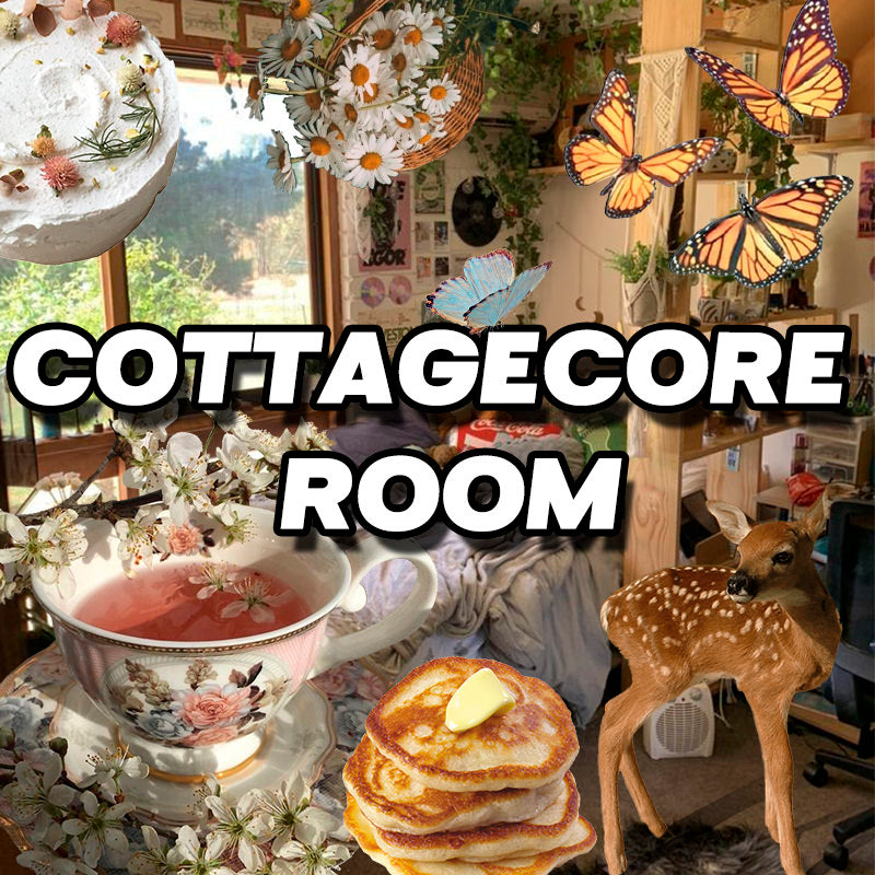 COTTAGECORE AESTHETIC GLASS CUP