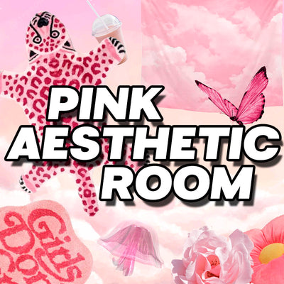 pink aesthetic room decor