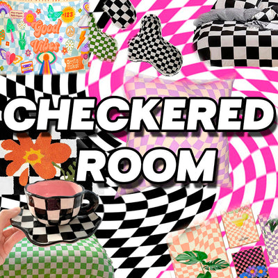 boogzel home checkered room decor collection