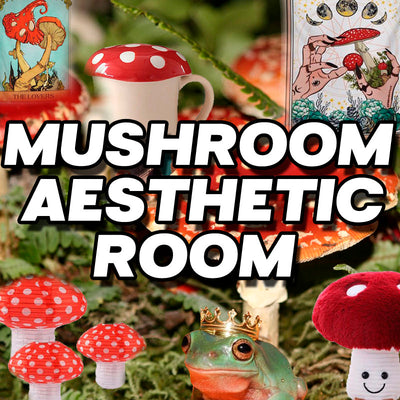 mushroom aesthetic room decor