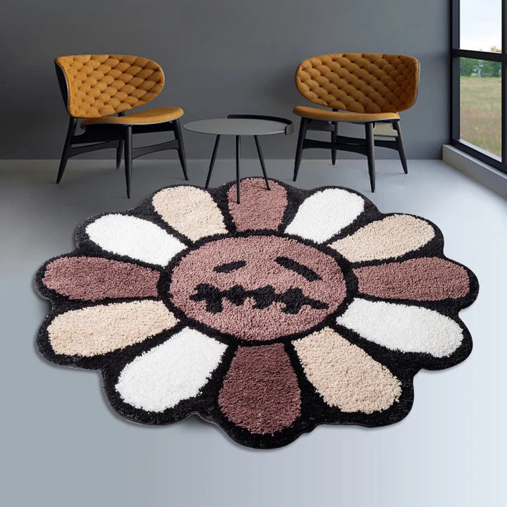 2.0 FLOWER SHAPED AESTHETIC RUG | BOOGZEL HOME – Boogzel Home