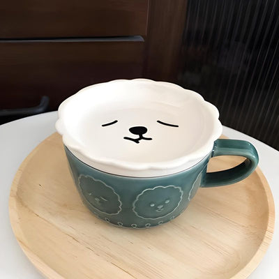Animal shaped Mug with Cover