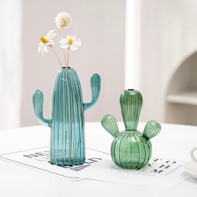 Cacti & Succulents Glass Vases 