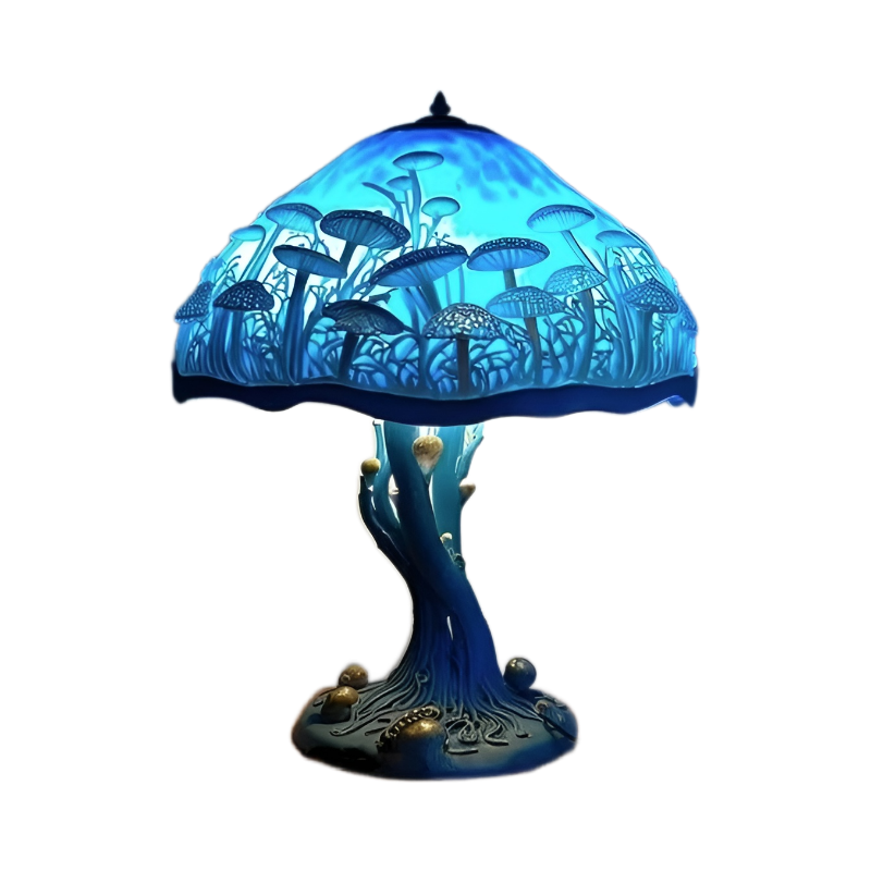 Fairycore Mushroom Glass Lamp