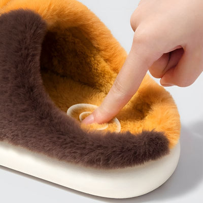 Details of Fluffy Tiger Paws Slippers