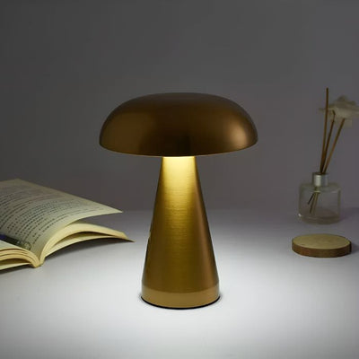 Gold Mushroom Night Light