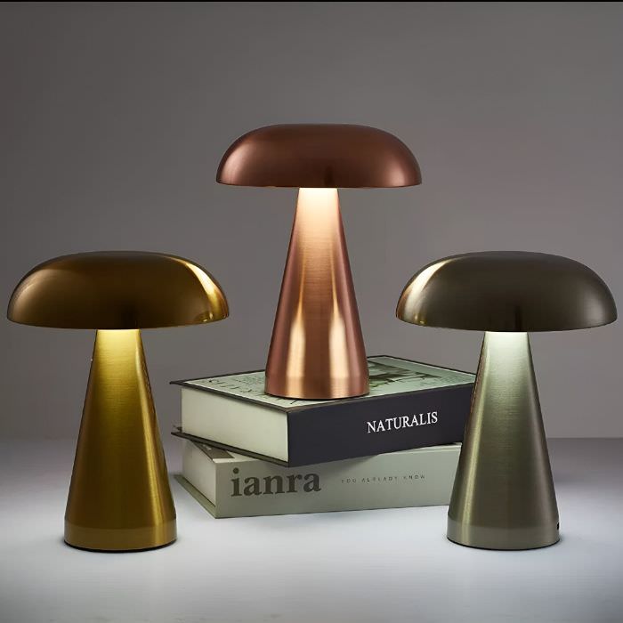boogzel home aesthetic mushroom desk lamp