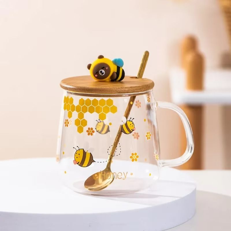 Honeybee Mug with Cover