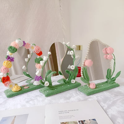 Knitted Flowers Mirrors