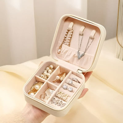 White Minimalistic Jewelry Storage Box