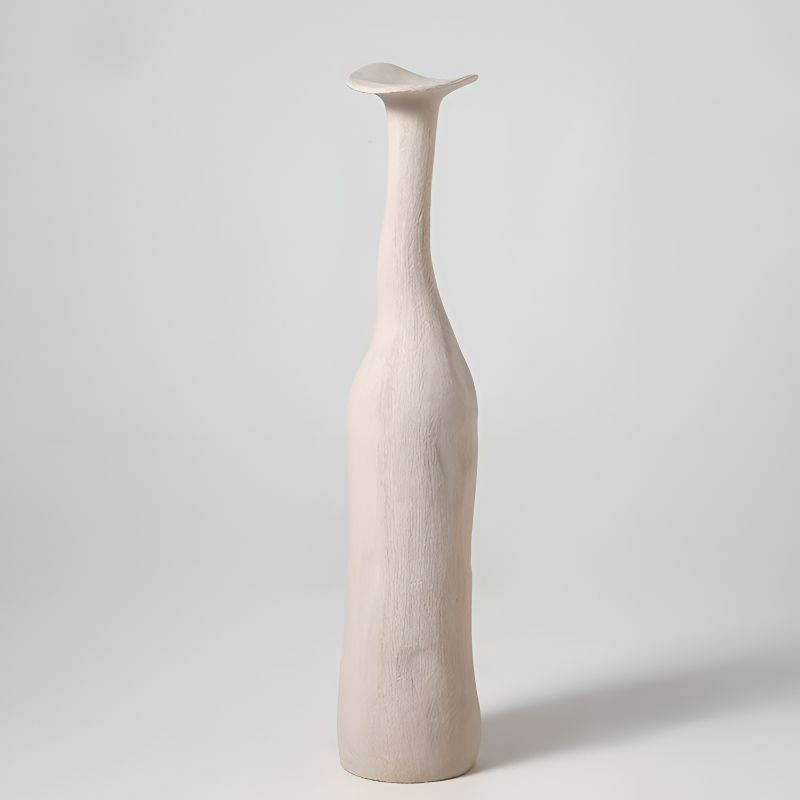 White Nordic Abstract Vase