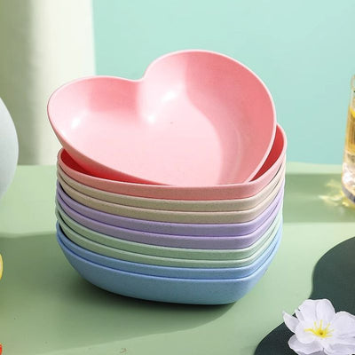 Mix Set of Heart shaped Plates