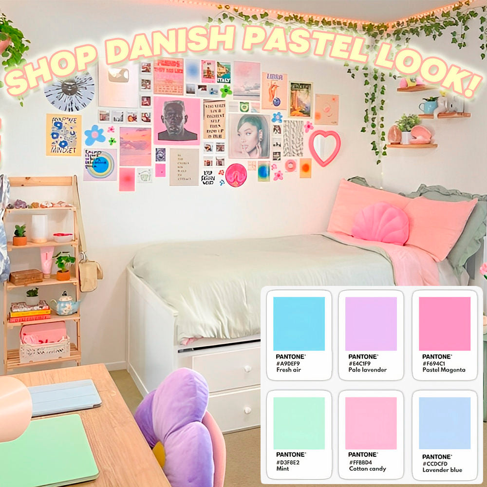 Danish Pastel Aesthetic Room Decor