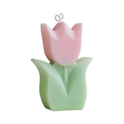 Soft Aesthetic Tulip Candle