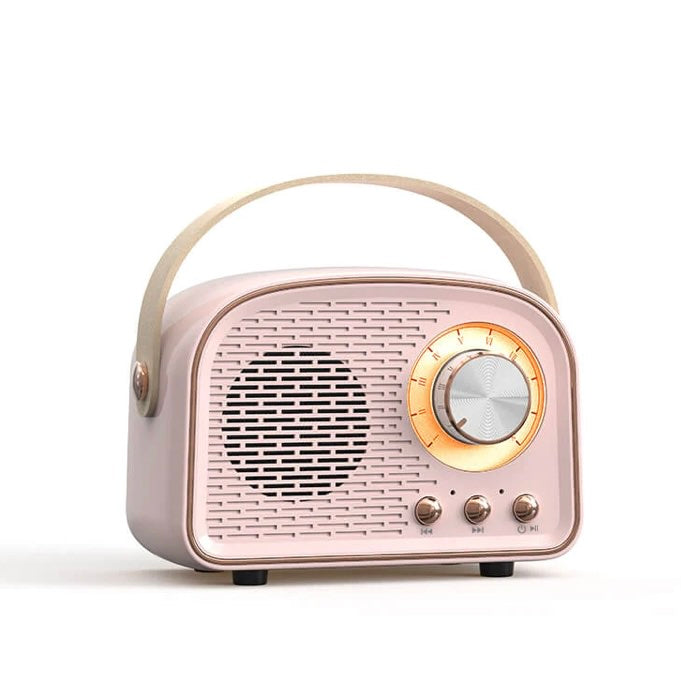 Soft Girl Radio Bluetooth Speaker pink