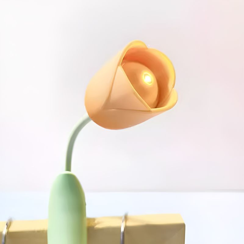 Little Orange Flower Book Lamp