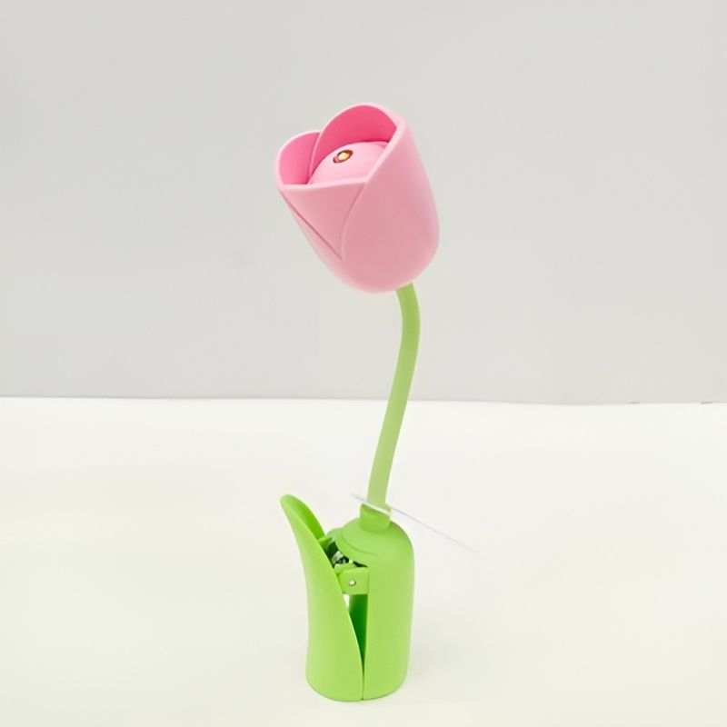 Little Pink Flower Book Lamp