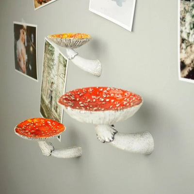 mushroom aesthetic shelf