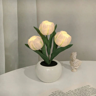 aesthetic tulip table lamp boogzel home