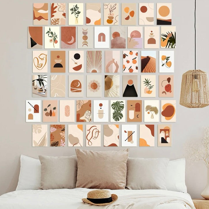 Boho Aesthetic Wall Collage