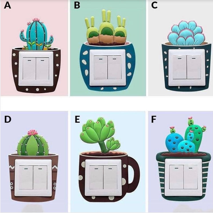 Cacti And Succulents Switch Cover Boogzel Home