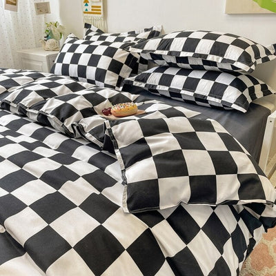 boogzel home buy checkered bedding set