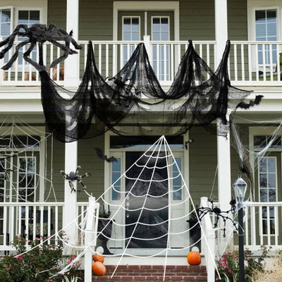 boogzel home spider web spooky home decor