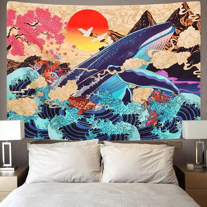 boogzel home buy aesthetic whale tapestry