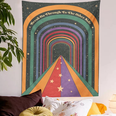 boogzel home buy indie rainbow tapestry