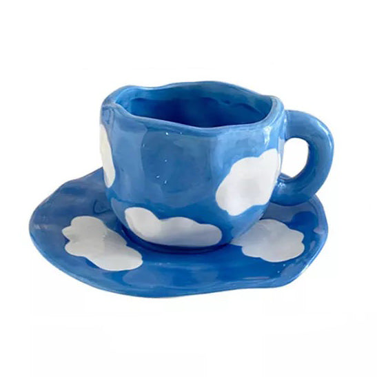 cloudy ceramic mug