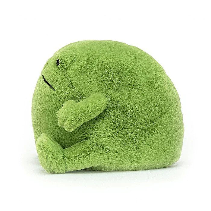 sad cottagecore frog toy