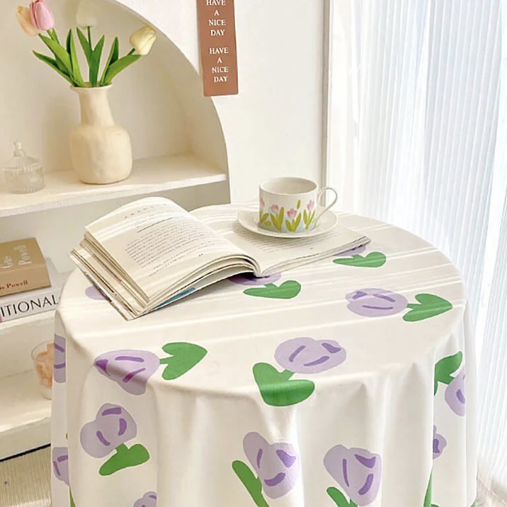 Danish Pastel Tulip Tablecloth