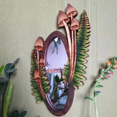 aesthetic fairycore mushroom mirror