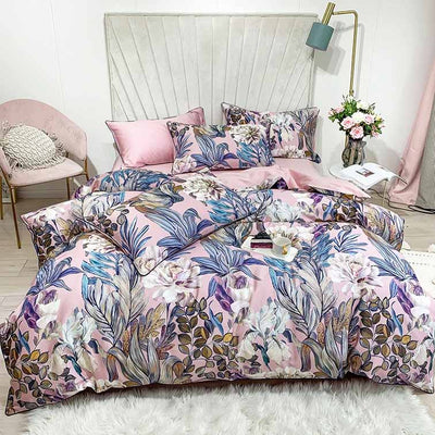 pink floral bedding set boogzel home