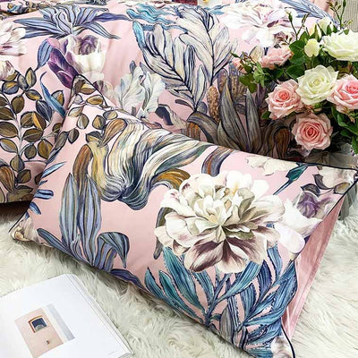 cute pink floral bedding set boogzel 