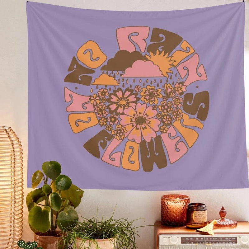 boogzel home flower tapestry