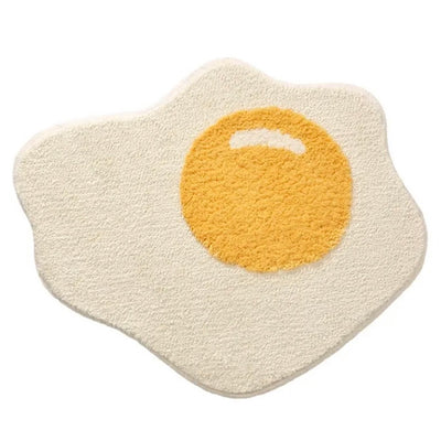Fried Egg Shaped Aestehtic Rug