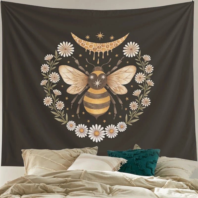 boogzel home aesthetic alt honeybee tapestry