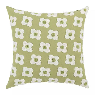 green aesthetic cushion cover