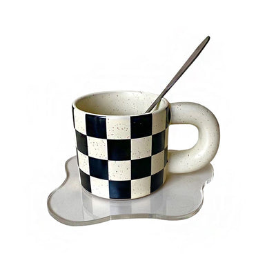 irregular acrylic cup coaster
