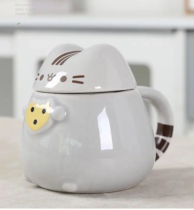 aesthetic kawaii cat mug