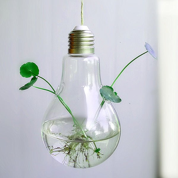 Light bulb hanging vase boogzel home