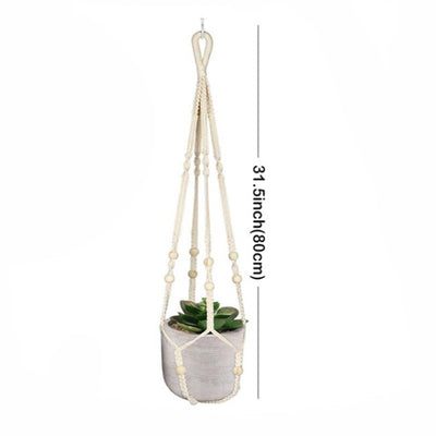 boogzel home aesthetic macrame plant hanger