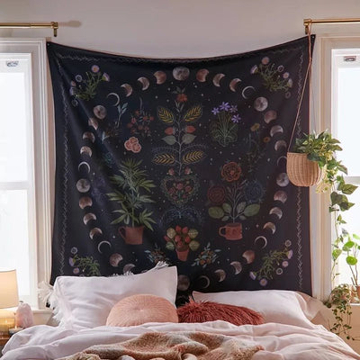 boogzel home witch tapestry