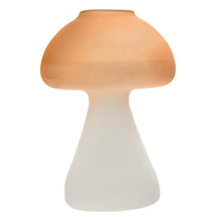 Boogzel Home Mushroom Shaped Glass Vase