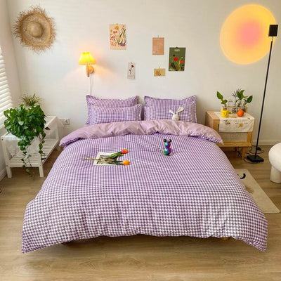 boogzel home buy aesthetic dogtooth bedding set