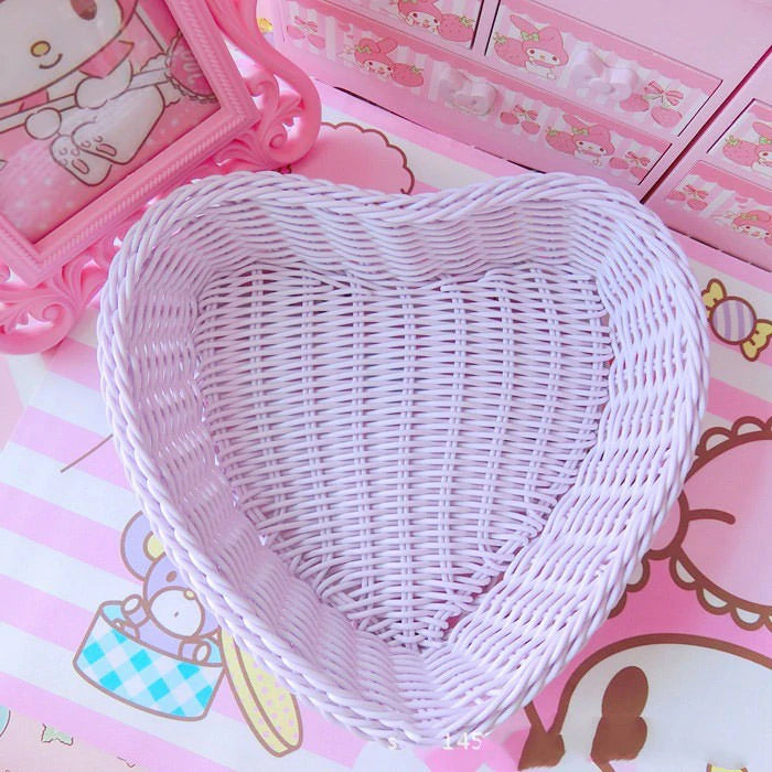 boogzel home heart storage basket boogzel