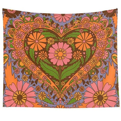 boogzel home buy hippie heart tapestry