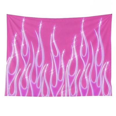 boogzel home buy pink flame tapestry