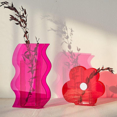 boogzel home postmodern acrylic vase 